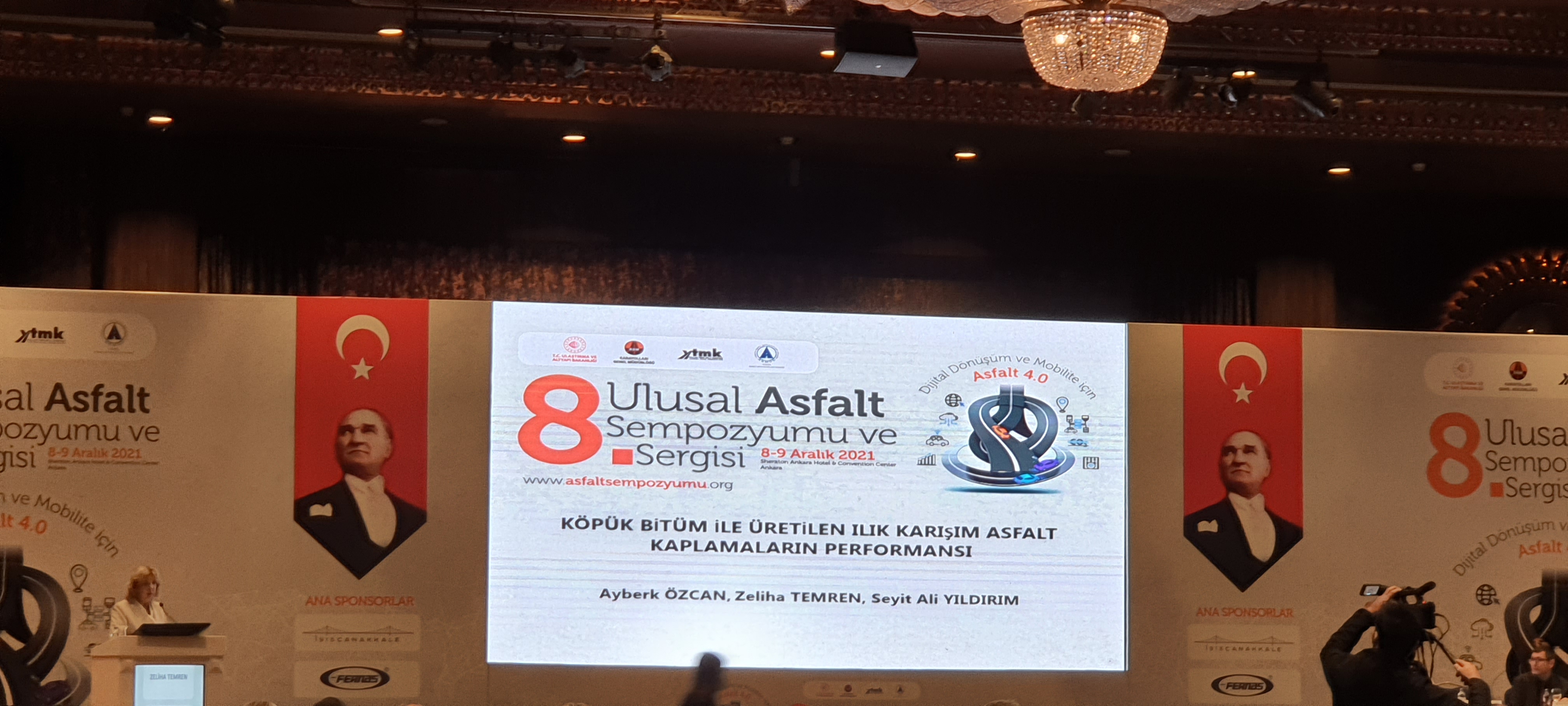 8. ULUSAL ASFALT SEMPOZYUMUNA BİLDİRİ İLE KATILDIK